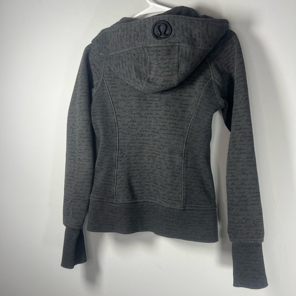 Lululemon Scuba Manifesto Full Zip Script hoodie 4 - Picture 7 of 9